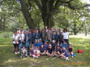 All the Scouts and Guides who attended the Camp