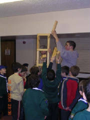 The Cubs (under David) chose to build a tower from