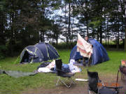 The Camping Area (being demonstrated by Jonathan)